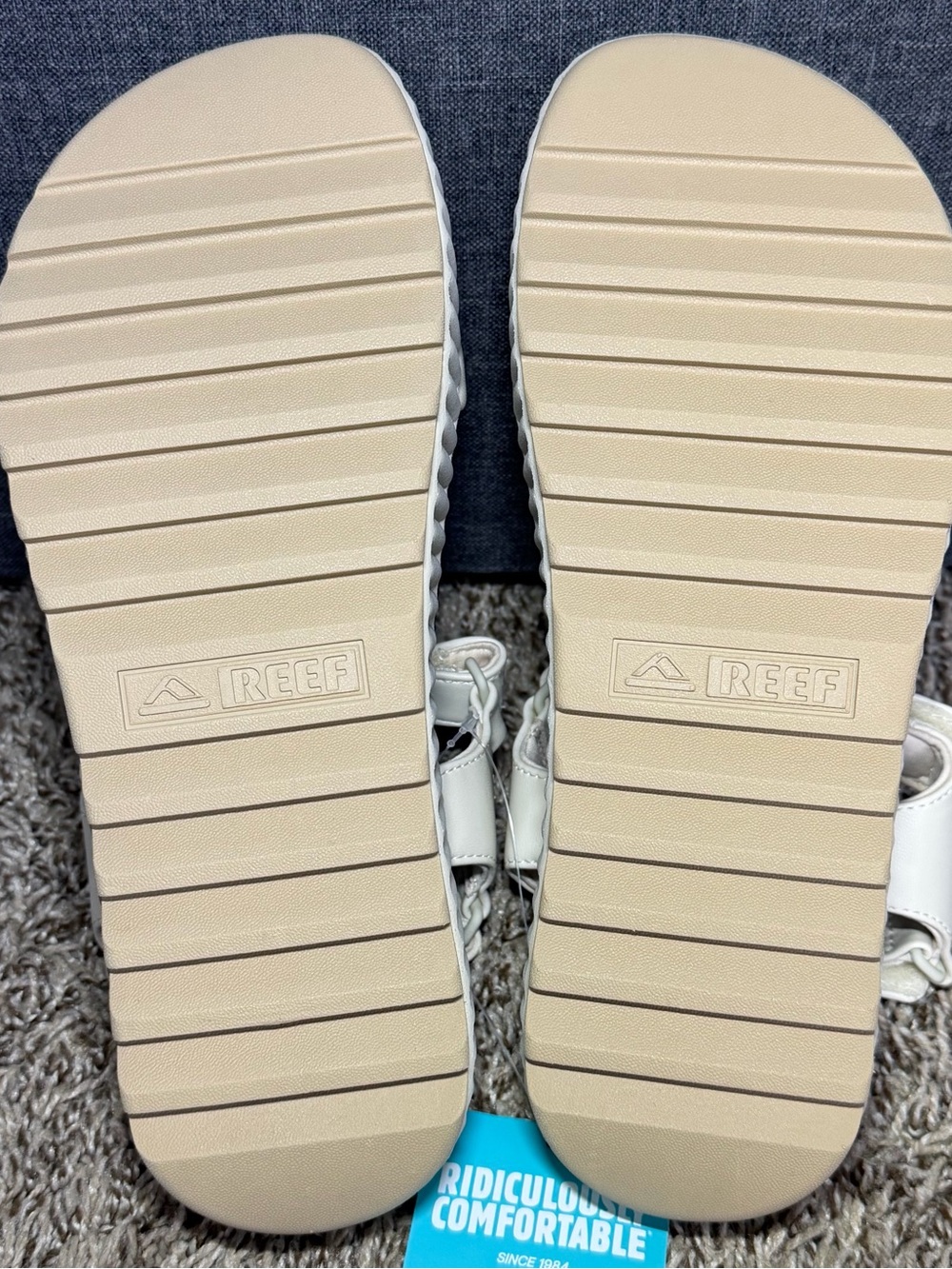 Reef Vista Higher Raya Ankle Strap Sandals Women’s Size 8 Beige CJ6557 NEW - Picture 8 of 10